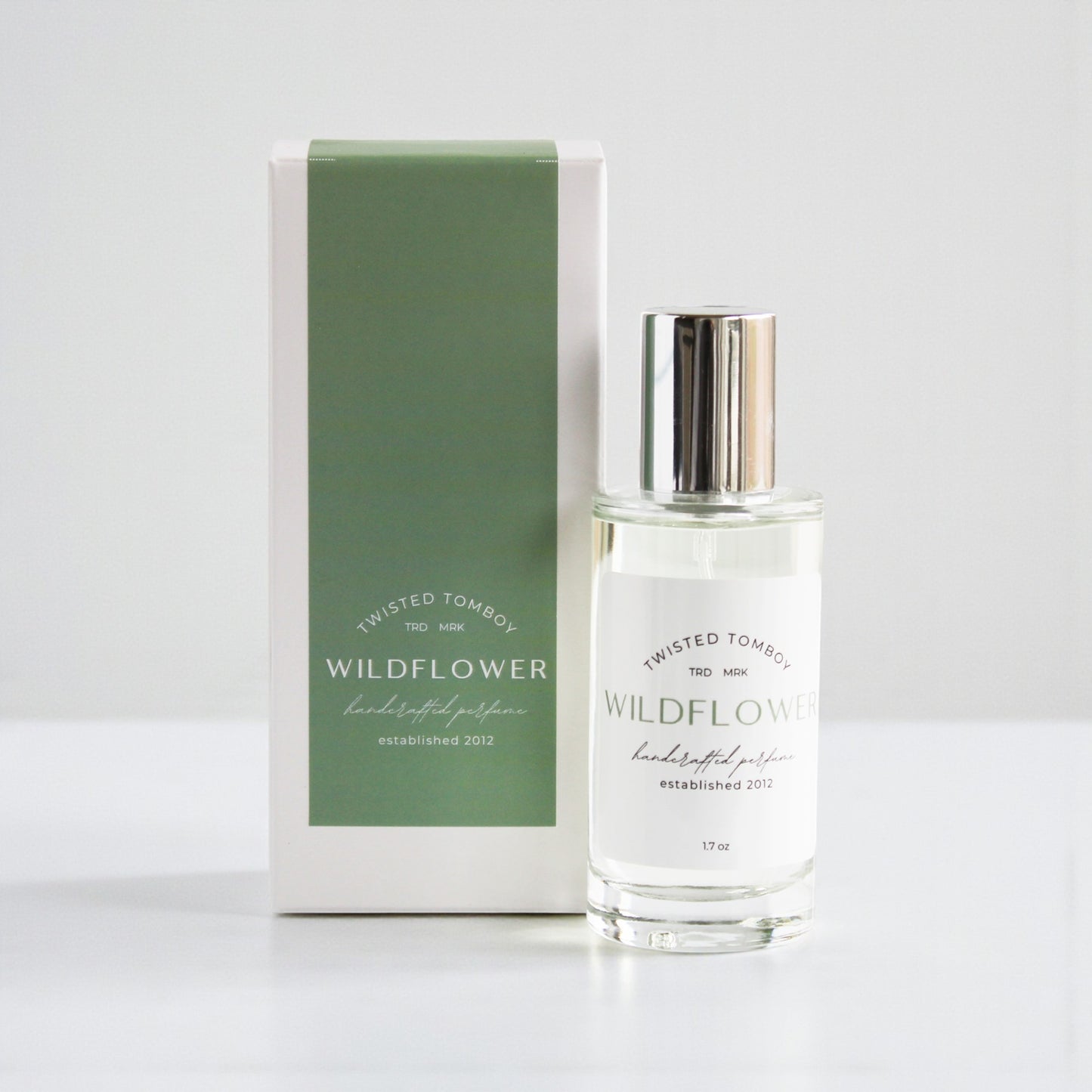 Wildflower spray perfume bottle/box