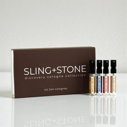 Sling+Stone Cologne Sample Collection w/four small bottles