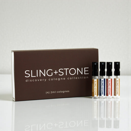 Sling+Stone Cologne Sample Collection w/four small bottles