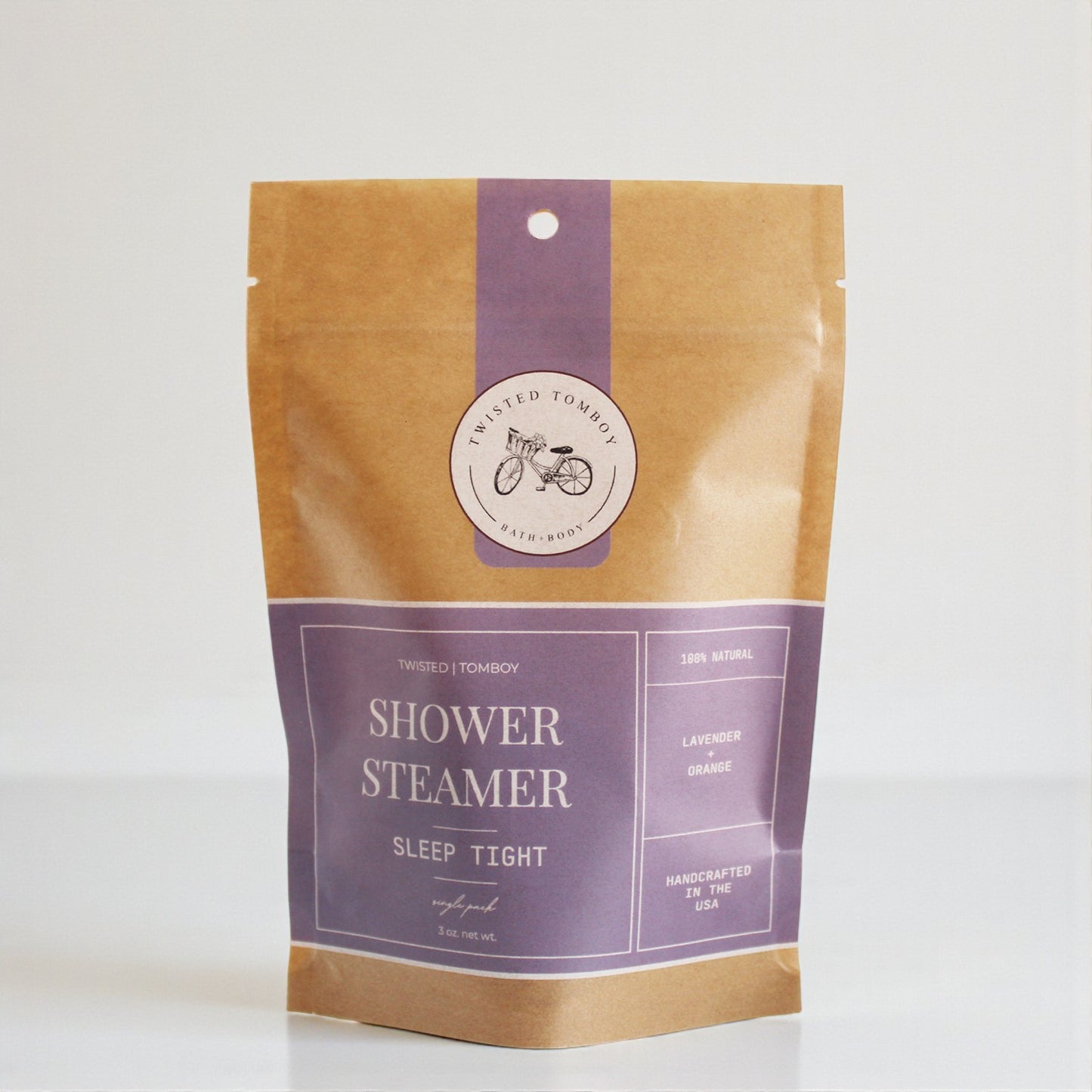 Shower Steamer SINGLES in lavender chamomile scent, 100% natural, handcrafted in the USA. NEW ARRIVAL!