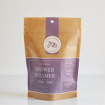 Shower Steamer SINGLES in lavender chamomile scent, 100% natural, handcrafted in the USA. NEW ARRIVAL!