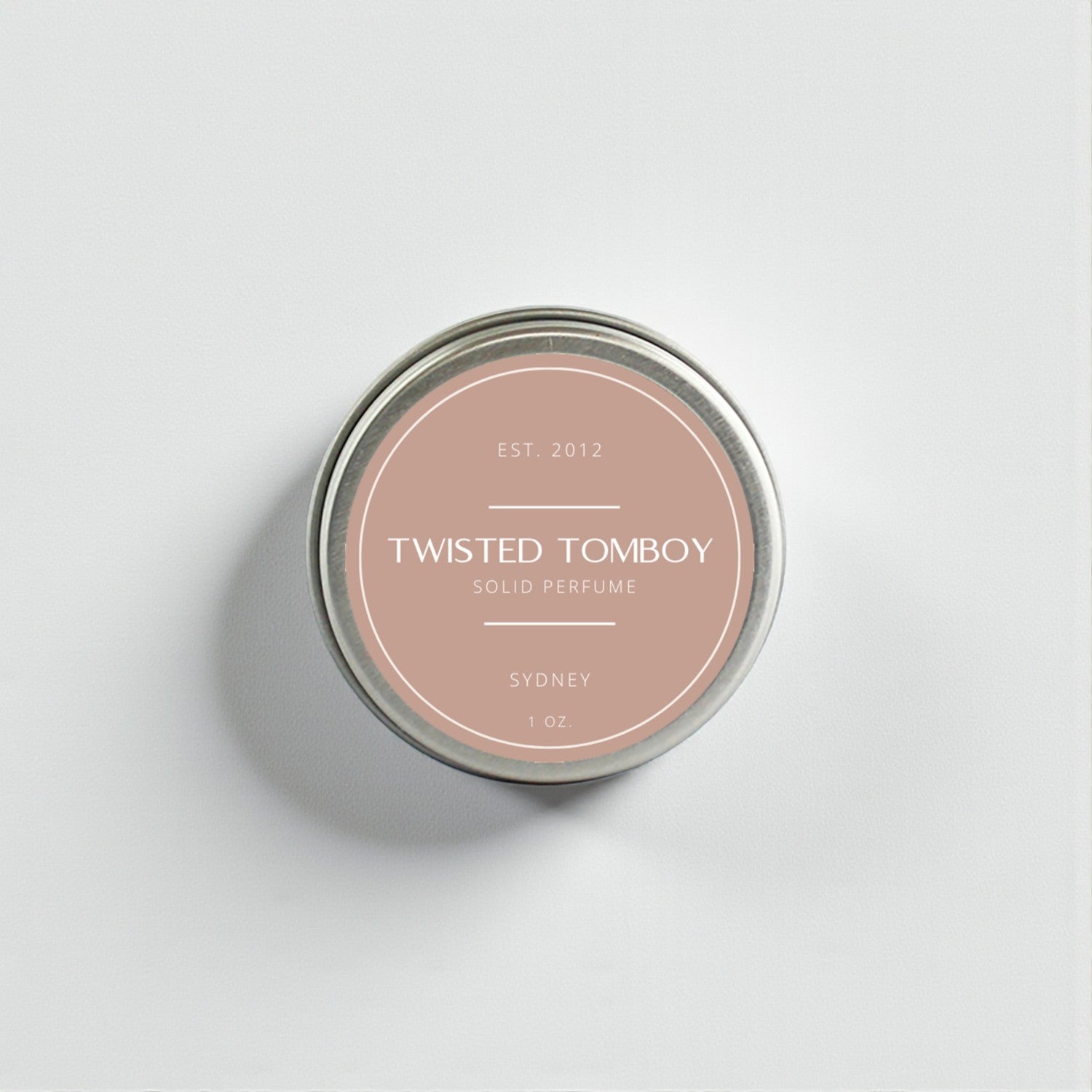 Sydney solid perfume in silver tin